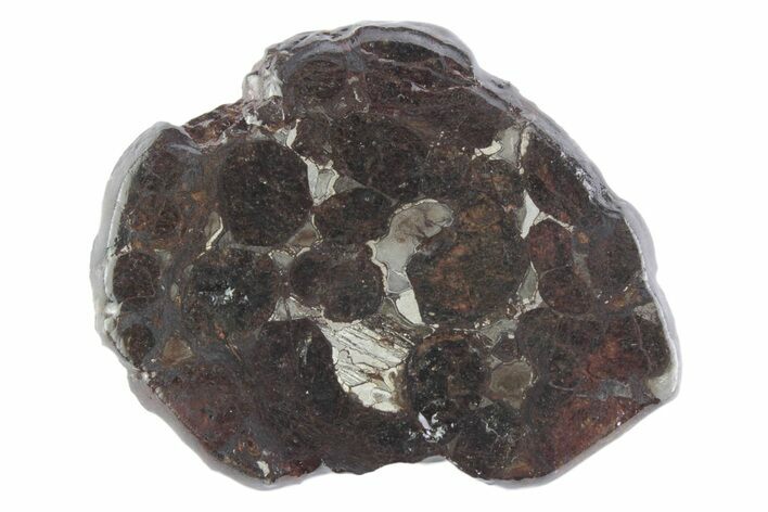 Sericho Pallasite Meteorite ( g) Slice - Kenya #382941